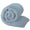All Season, Down Alternative Comforter Sets 3PCs, Regular King(90"X102"), 100% Organic Cotton, 1000 TC, Duvet Insert 600 GSM, Corner TABS, Corner TABS, Soft, Fluffy, Light Blue view 3