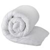 All Season, Down Alternative Comforter Sets 5PCs, Super King Plus(120"X120") 100% Organic Cotton Cover, 1000 TC, Duvet Insert 600 GSM, Corner TABS, Warmth,Fluffy, White view 3