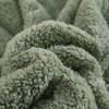 Sherpa Fleece Blanket Thick Fluffy Blankets and Throws - Warm Soft Stripe Flannel Blanket for Bed, Sofa, Couch, Chair - Fuzzy Plush Reversible Fall Winter Blanket ( Color : Green , Size : 100x150cm ) view 3
