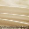 Taupe Duvet-Covers Set 3 Piece Duvet Cover with 2 Pillow Shams 100% Egyptian Cotton Twin (74" x 98") Inches 300 TC view 3