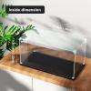 Clear Acrylic Display Case ,Self-Assemble Showcase for Collectibles, Action Figures, Dolls- Alternative Glass Box for Commemorative Gifts(16x8x8 inches, 40x20x20 cm) view 2
