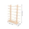 Glasses Display Stand Desktop Sunglasses Holder Display Rack Sunglass Organizer Wooden Glasses Holder Wood Sunglasses Display Holder Glasses Storage Holder Wooden Glasses Rack view 2