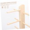 Glasses Display Stand Desktop Sunglasses Holder Display Rack Sunglass Organizer Wooden Glasses Holder Wood Sunglasses Display Holder Glasses Storage Holder Wooden Glasses Rack view 3