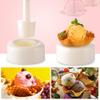 LIZEALUCKY Waffle Cone Mold Kit for Baking Ice Cream Cone Kit Egg Roll Maker, Food Grade Plastic Cream Horn Molds for Kitchen DIY Cooking Mold Baking Accessories view 2
