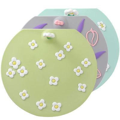 3pcs Anti Odor Mat Silicone Bathtub Stopper Drain Stopper Drain Plug Flat Cover for Kitchen Bathroom Laundry Shower Floor
