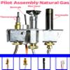 25660/4021-732 Pilot Assembly Natural Gas (NG) for Heatilator, Heat-N-Glo and Quadrafire Stove & Fireplace, Replacement Natural Gas Pilot Assembly for Heatilator GNDC33, GNDC36 view 4