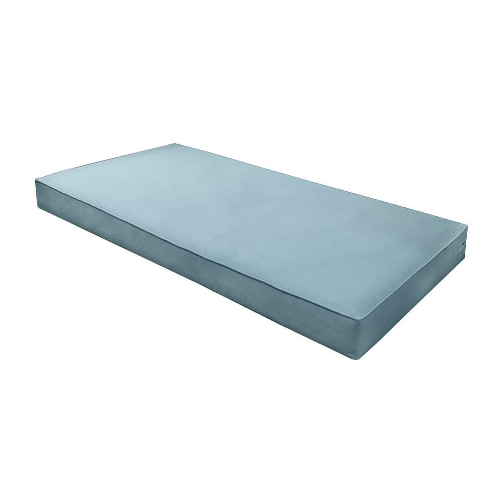 |SLIPCOVER ONLY| SamePipe 8" Twin-XL 80x39x8 Velvet Indoor Daybed Mattress Cover - AD355
