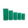 1 Set, Spandex Pillar Covers for Metal Cylinder Pedestal Stands 5 Pcs/Set - Emerald Green Covers ONLY/Cylinder Pedestal Stands NOT INCLUDED view 2
