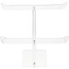FRCOLOR Headband Organizer Girl Headbands Holder Double-layer Acrylic Display Organizer Hair Charm Holder for Girls Clear Display Stand Hair Tie view 1