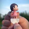 CIYODO Cute Cartoon Couple Figurines 2 Pairs Plastic Couple Statues Car Dashboard Decorations Valentine S Day Gift for Him and Her view 4