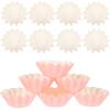 100pcs Parchment Paper Cupcake Liners Greaseproof Muffin Baking Cups Ruffled Edge for Weddings Parties and Celebrations view 1