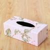 AVRYN Tissue Dispenser,Pink Rose Designed Tissue Box Holder Tissue Box Cover Tissue Box Paper Holder Case Cover for Hotel Living Room view 2