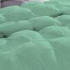 Velosso Beautiful Pinch Pleated Comforter, 1000 Thread Count 100% Egyptian Cotton Fabric, 550 Fill Power All Season King/Cal King 5 Piece Comforter Set (Mint, 94x104 inches) view 3