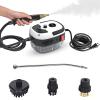 Handheld Steam Cleaner, 2500W High Temperature Pressurized Steam Cleaner for Home Use, Fast Heating, Portable Steamer Cleaning Machine with 3 Brush Heads for Kitchen, Car Detailing view 1