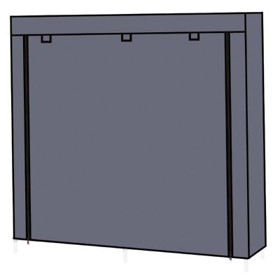 CHZWYT 36-Pairs Tool Free Easy Assembled Boot Rack Double Rows 12 Lattices Free Standing Shoe Cabinet Storage Shelf Holder with Non-Woven Fabric Dustproof Cover, for Closet, Entryway
