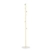 OLOTU Metal Coat Rack with Hooks Freestanding Coat Stand with Natural Marble Base Entryway Hall Coat Tree Bedroom Coat Hanger Stand view 1