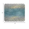 Feelyou Glitter Print Diamond Bling Shiny Bath Tub Rugs in Gradient Blue & Silver - Non-Slip Bath Mat, 20"x32" view 3