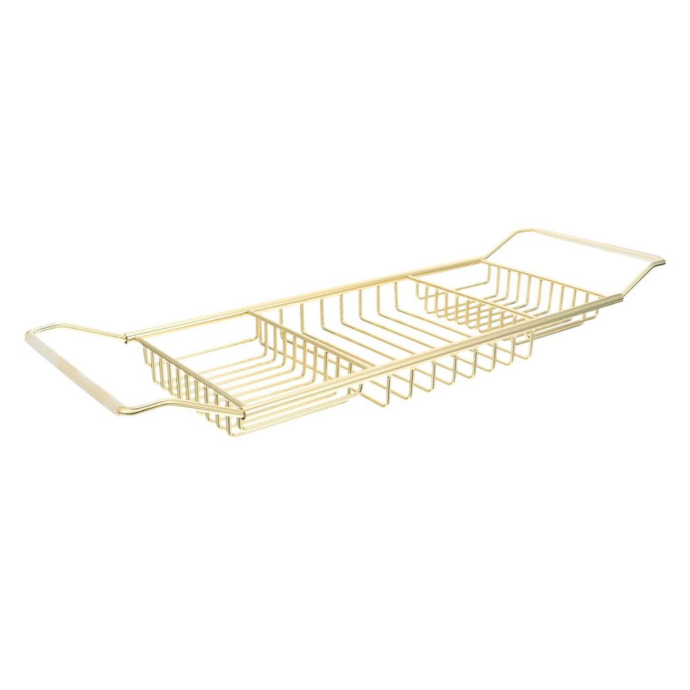 Bathtub Tray Stainless Steel Bathtub Tray Anti-Slip Bathtub Rack Over Bath Tub Racks Shower Organizer Expandable Bath Tray for Phone Book Holder Candleholder Table Shelf