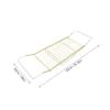 Bathtub Tray Stainless Steel Bathtub Tray Anti-Slip Bathtub Rack Over Bath Tub Racks Shower Organizer Expandable Bath Tray for Phone Book Holder Candleholder Table Shelf view 2