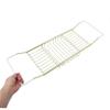 Bathtub Tray Stainless Steel Bathtub Tray Anti-Slip Bathtub Rack Over Bath Tub Racks Shower Organizer Expandable Bath Tray for Phone Book Holder Candleholder Table Shelf view 3