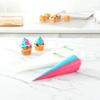Restaurantware Pastry Tek 17.7 x 9.5 Inch Two-Color Icing Bags 100 Thick Multi-Color Piping Bags - Sustainable For Icing Frosting & Buttercream Clear Plastic Disposable Piping Bags For Cakes view 3