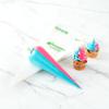 Restaurantware Pastry Tek 17.7 x 9.5 Inch Two-Color Icing Bags 100 Thick Multi-Color Piping Bags - Sustainable For Icing Frosting & Buttercream Clear Plastic Disposable Piping Bags For Cakes view 4