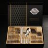 24 Piece Rainbow Silverware Set for 6 Cutlery With Delicate Gift Box Stainless Steel Flatware Set Include Knifes Teaspoons Forks and Spoons Home Kitchen Restaurant Christmas Tableware Utensils Set view 3