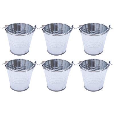 Yardwe Elegant and Stylish Succulent Potted Plant Ornaments Iron Craft Flower Container Creative Flowerpot Pot Stand for Plants Indoor