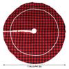 44 9in Xmas Tree Base Cover Mat, Christmas Tree Skirt, Cloth Floor Mat Cover Pad, Xmas Party Home Decoration Prop for Christmas Indoor Outdoor Holiday Party, Christmas Tree Skirt, 44 9in Xmas Tree B view 3