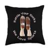 Sport keeps you fit and healthy Throw Pillow view 1