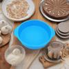 Cyrank 9inch Round Silicone Cake Pan, Round Cake Molds Non-stick Quick Release Silicone Baking Pan for Cheesecake Chocolate Puddings view 2
