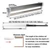 Adjustable 30-80cm Pull Out Clothes Rail, Steel Extendable Closet Rod for Pants Clothing Storage, Wardrobe Clothes Hanger Rail Space Saving, Load 25kg (Size : 70cm) view 2