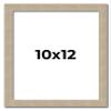 10x12 Frame Grey Solid Wood Picture Frame Width 1 Inches | Interior Frame Depth 0.5 Inches | Weatherly Distressed Photo Frame Complete with UV Acrylic, Foam Board Backing & Hanging Hardware view 1