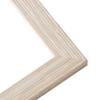10x29 Frame Barnwood White Solid Wood Picture Frame Width 1.5 Inches | Interior Depth 0.5 Inches | Whitewashed Distressed Frame with UV Acrylic, Foam Board Backing & Hanging Hardware view 3