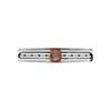 nambe Classic Menorah | Hanukkah Menorah and Candle Holder | Decorative Menorah for Chanukah | Made of Acacia Wood and Silver Plate | 14-Inch | Designed by Neil Cohen view 3