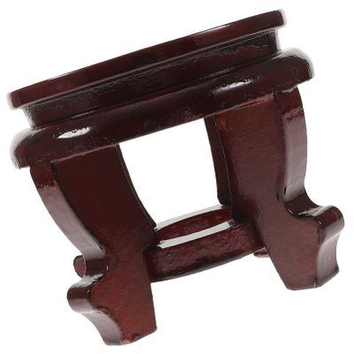 GANAZONO Wooden Plant Riser Display Stand for Potted Plants Retro Style Flower Pot Holder Use for Home Decor and Gardening