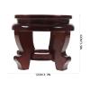 GANAZONO Wooden Plant Riser Display Stand for Potted Plants Retro Style Flower Pot Holder Use for Home Decor and Gardening view 3
