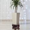 GANAZONO Wooden Plant Riser Display Stand for Potted Plants Retro Style Flower Pot Holder Use for Home Decor and Gardening view 4