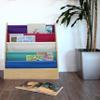 Factory Direct Partners 13745-140 Birch SoftScape Sling Book Display, 4-Shelf Vinyl Storage for Kid"s Books and Magazines - Contemporary view 2