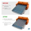 Meliusly Heavy Duty Sleeper Sofa Support Board (36x48 - Twin Size) Reinforced Wood Sofa Bed Support, Pull Out Couch Mattress Board, Sleeper Bar Shield, SleeperSaver view 2