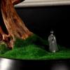 Artificial Trees Fake Bonsai Tree 21 Inches Artificial Bonsai Pine Tree Lifelike Trunk, Fake Plants Decoration, in Black Planter Artificial Bonsai ( Size : Green ) view 4