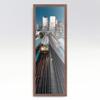 12x36 Distressed Brown Real Wood Picture Frame Width 1.25 Inches | Interior Depth 0.5 Inches | Cocoa Distressed Photo Frame Complete with UV Acrylic, Foam Board Backing & Hanging Hardware view 4