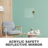 DECHOUS Wall Mounted Acrylic Mirror Tiles Self Adhesive Mirror for Bathroom Bedroom view 3