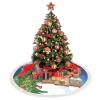 Compass Christmas Tree Skirt,Ship Pirate Navigation,Xmas Tree Skirts Large Christmas Tree Mat Holiday Decorations Indoor Outdoor,Grey 36 Inches view 3