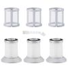 3 Pack Filters for Bissell Zing & Powerforce Bagless Canister Vacuum 2156A / 1665/16652 / 1665W, Zing Vacuum Filter Replacement with 1 Cleaning Brush view 1
