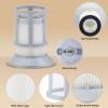 3 Pack Filters for Bissell Zing & Powerforce Bagless Canister Vacuum 2156A / 1665/16652 / 1665W, Zing Vacuum Filter Replacement with 1 Cleaning Brush view 3