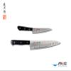 MAC Knife Chef series 2-piece starter knife set TH-201, TH-80 Chef series 8" Chef's knife w/dimples and TH-50 Chef series 5" Paring knife w/dimples, handcrafted in Seki, Japan view 2