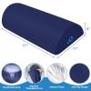 StepLively Foot Rest Ergonomic Pillow for Under Desk at Work, Anti-Fatigue Footrest Support Pillow for Fatigue & Pain Relief, Comfortable for Office Chair, Car Seat & Gaming Chair - Blue view 2