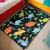 Cartoon Dinosaur Area Rugs for Kids Boys 3D Printed Carpet for Boys Bedroom Home Decor Large Dinosaur Play Rugs, Crystal Polyester Dinosaurs Carpet Rug, 3'5' view 1