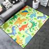 Cartoon Dinosaurs Area Rugs for Kids Green Lovely Animal Patterns Carpet Dinosaur Rugs for Boys Bedroom Living Dinning Room Bedroom Kitchen Playing Room, 4'5''6' view 4
